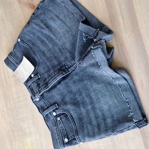 Madewell High-Rise Denim Shorts Sz 27 (4)